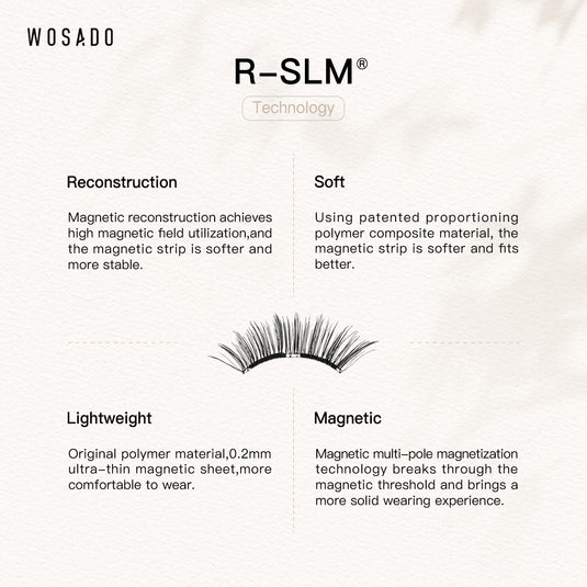 WOSADO Forest Black Magnetic Lashes – Full Glam