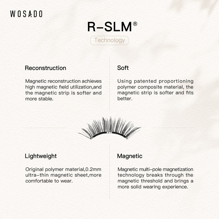WOSADO Forest Black Magnetic Lashes – Full Glam