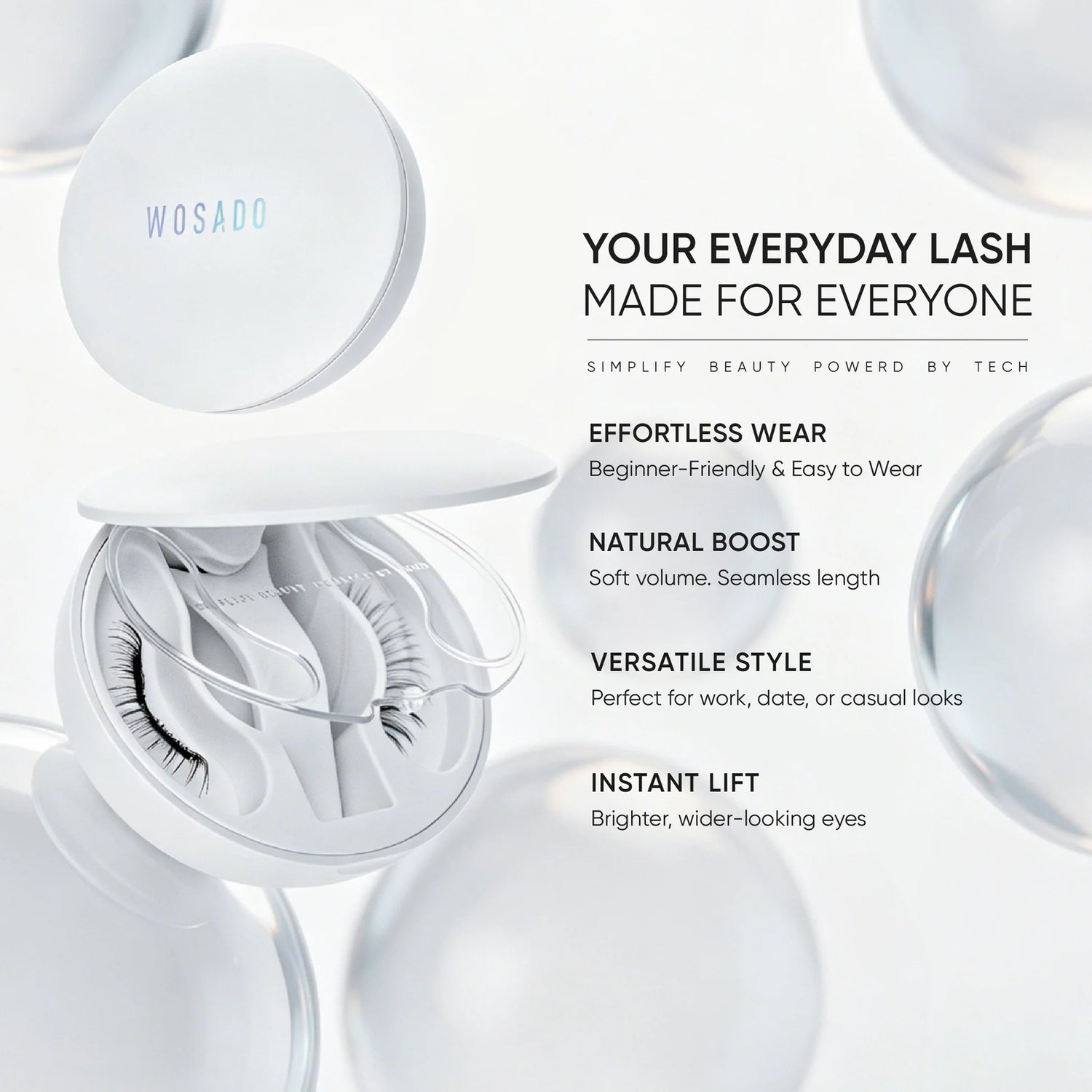 WOSADO Foxy No.24 Magnetic Lashes – Cat Eye Foxy Lift