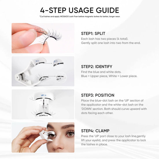 WOSADO Foxy No.24 Magnetic Lashes – Cat Eye Foxy Lift